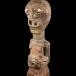 Power Figure - Wood. Horn, Copper - Songye - Congo