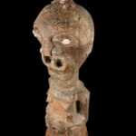 Power Figure - Wood. Horn, Copper - Songye - Congo