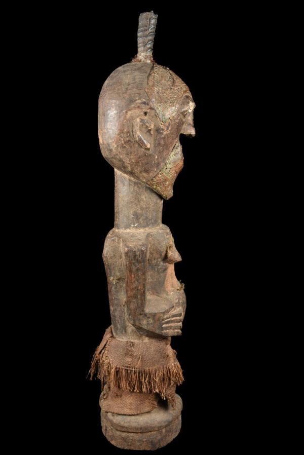 Power Figure - Wood. Horn, Copper - Songye - Congo
