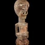 Power Figure - Wood. Horn, Copper - Songye - Congo
