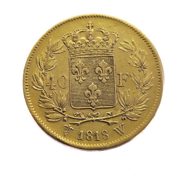 France 40 Francs 1818-W Louis XVIII