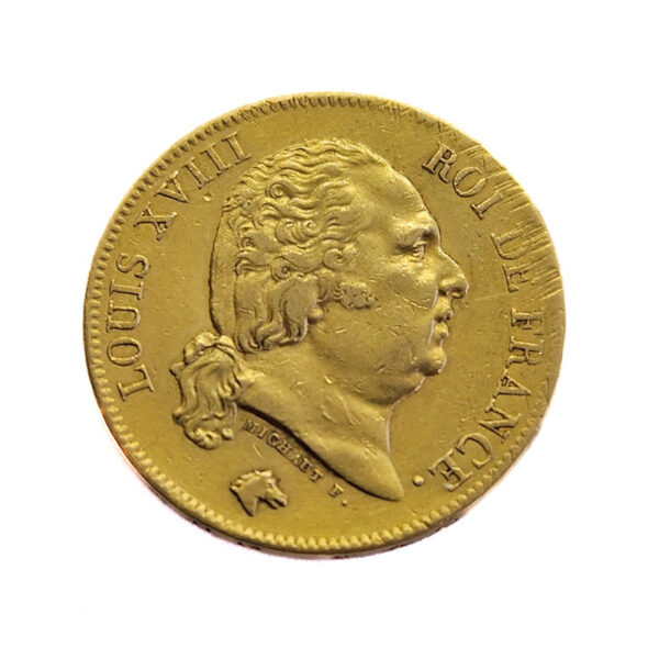 France 40 Francs 1818-W Louis XVIII