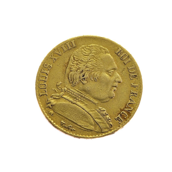 France 20 Francs 1815-L Louis XVIII