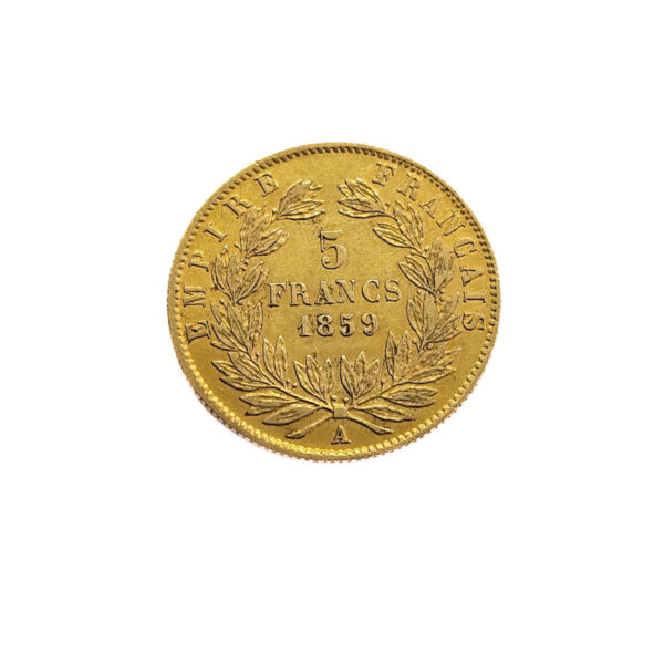 France 5 Francs 1859-A Napoleon III