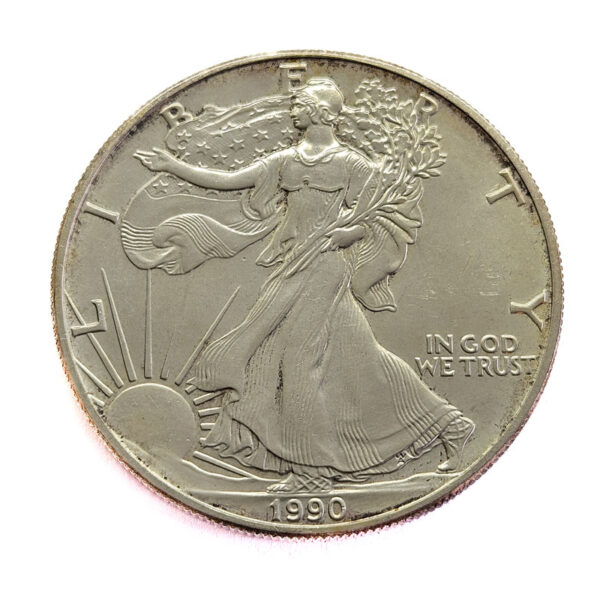 USA 1 Dollar 1990 American Silver Eagle - Walking Liberty