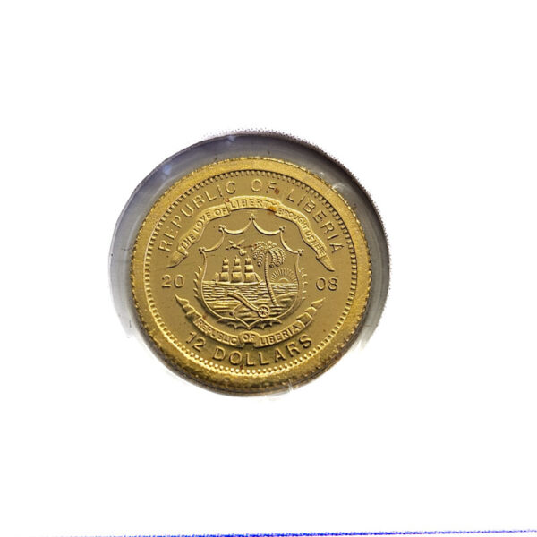 Liberia 12 Dollars 2008 Croatia