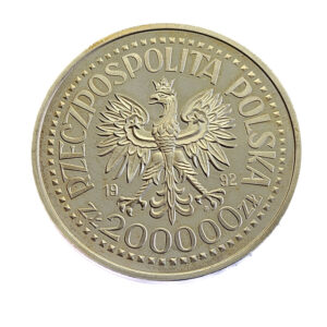 Poland 200.000 Zlotys 1992 Discovery of America