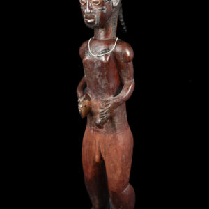 Ancestor figure - Baule - Wood - Ivory Coast - Schädler certificate