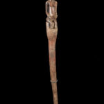 Power Stick / Scepter - Wood - Senufo - Ivory Coast