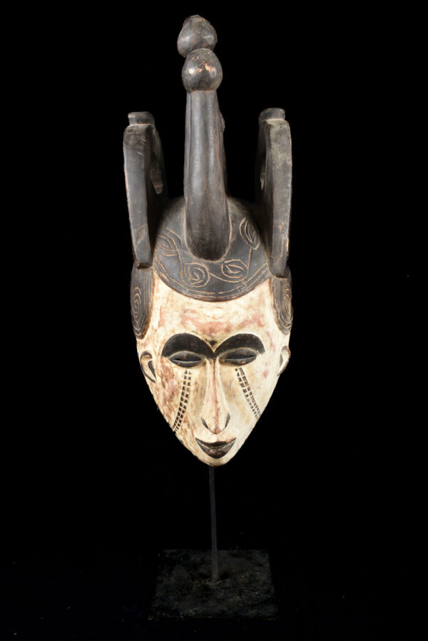 Mask - Wood - Agbogho Mmwo - Igbo / Ibo - Nigeria