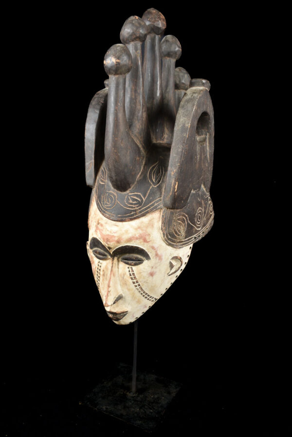 Mask - Wood - Agbogho Mmwo - Igbo / Ibo - Nigeria