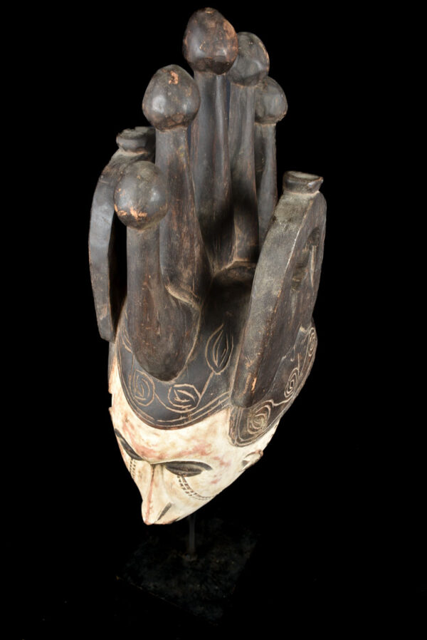 Mask - Wood - Agbogho Mmwo - Igbo / Ibo - Nigeria