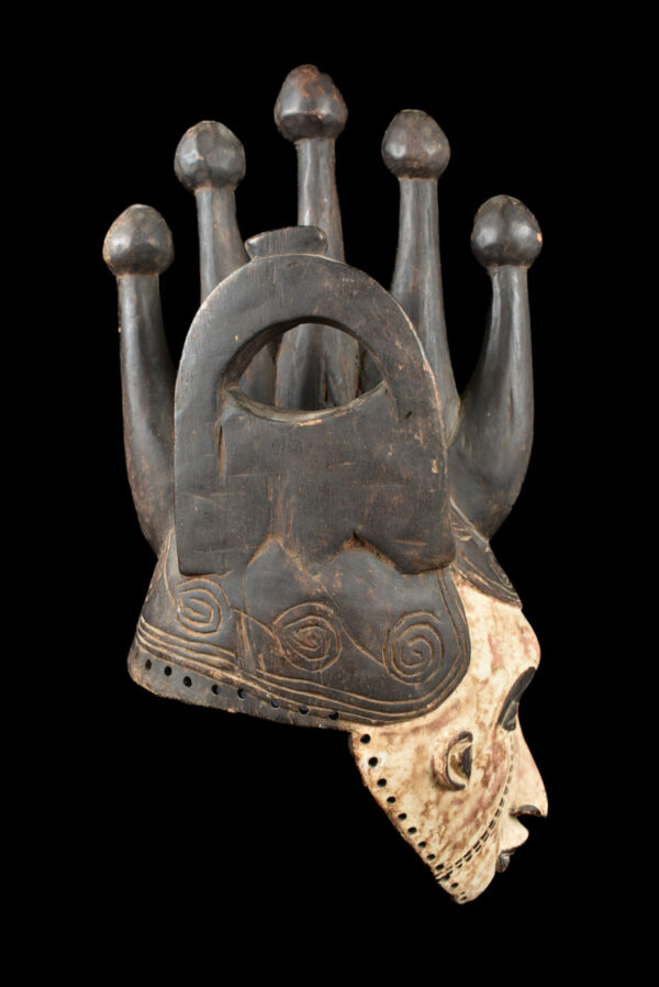 Mask - Wood - Agbogho Mmwo - Igbo / Ibo - Nigeria