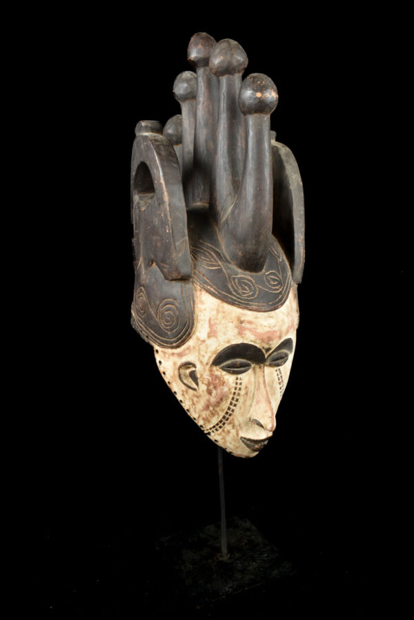 Mask - Wood - Agbogho Mmwo - Igbo / Ibo - Nigeria