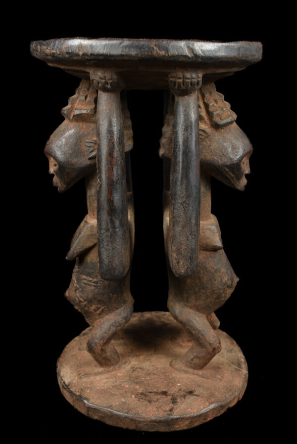 Stool - Wood - Kusu - DR Congo