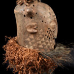 Mask - Wood, Raphia, Beads - Kuba - DR Congo