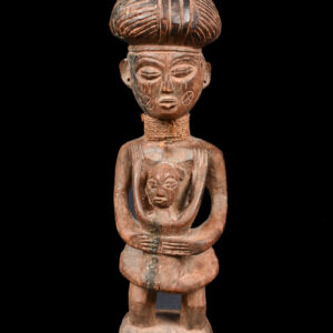 Ancestor figure - Wood - Chokwe - Congo