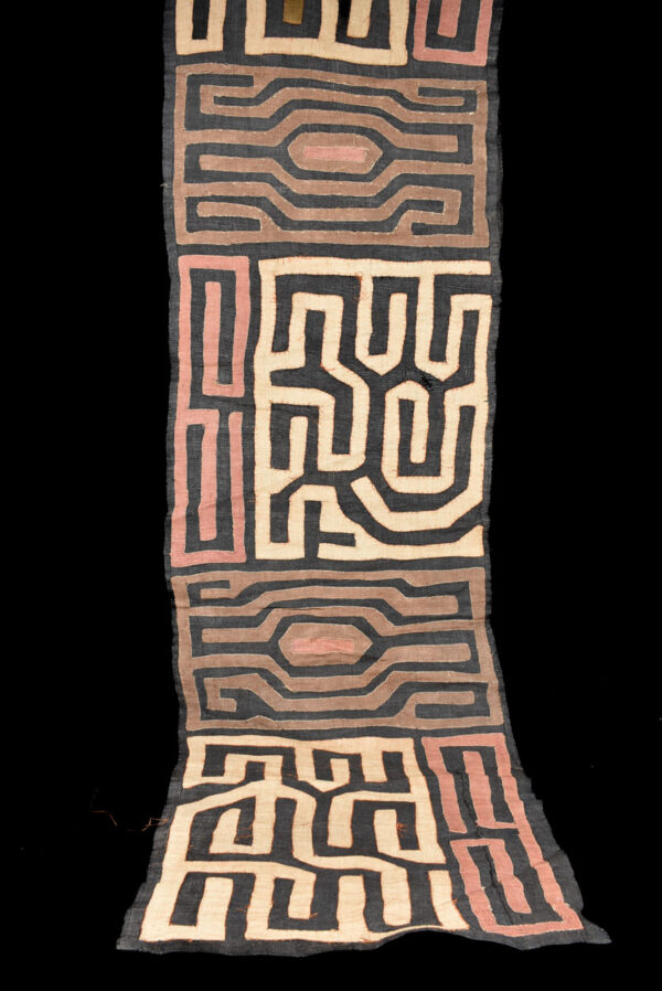 Textile - Cloth - Shoowa-Kuba - DR Congo 320 cm