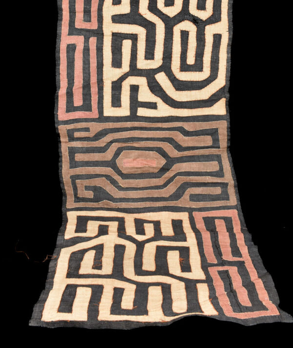Textile - Cloth - Shoowa-Kuba - DR Congo 320 cm