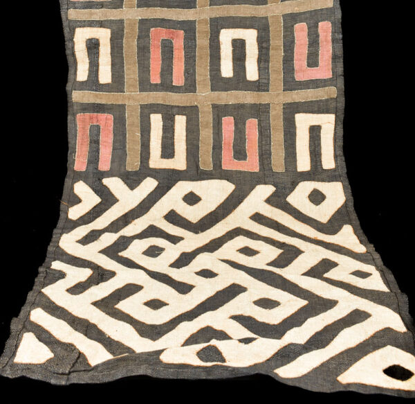 Textile - Cloth - Shoowa-Kuba - DR Congo 340 cm