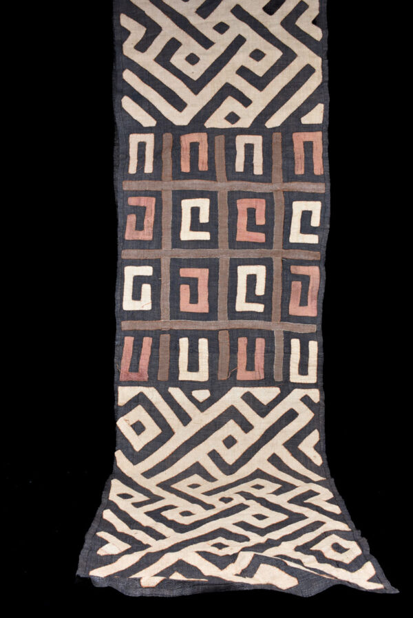 Textile - Cloth - Shoowa-Kuba - DR Congo 340 cm