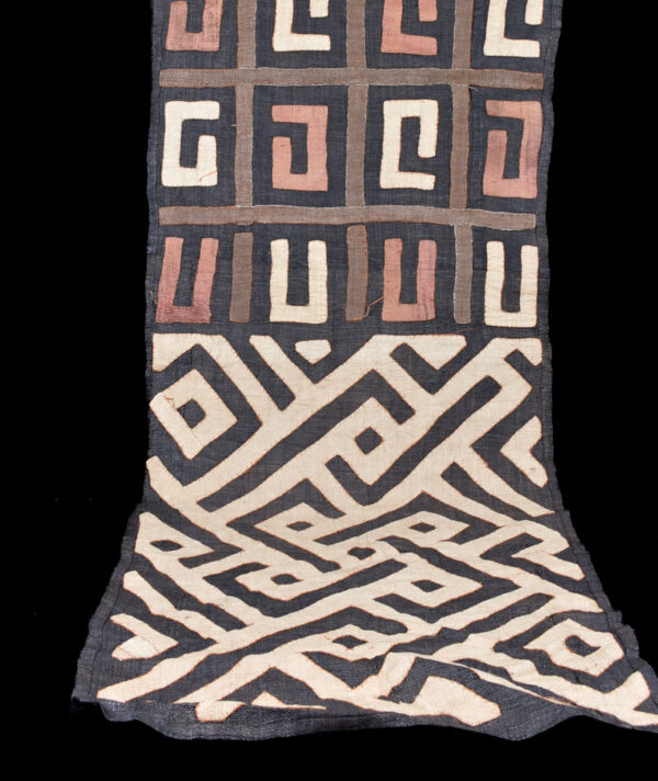 Textile - Cloth - Shoowa-Kuba - DR Congo 340 cm