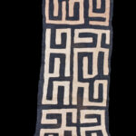 Textile - Cloth - Shoowa-Kuba - DR Congo 270 cm