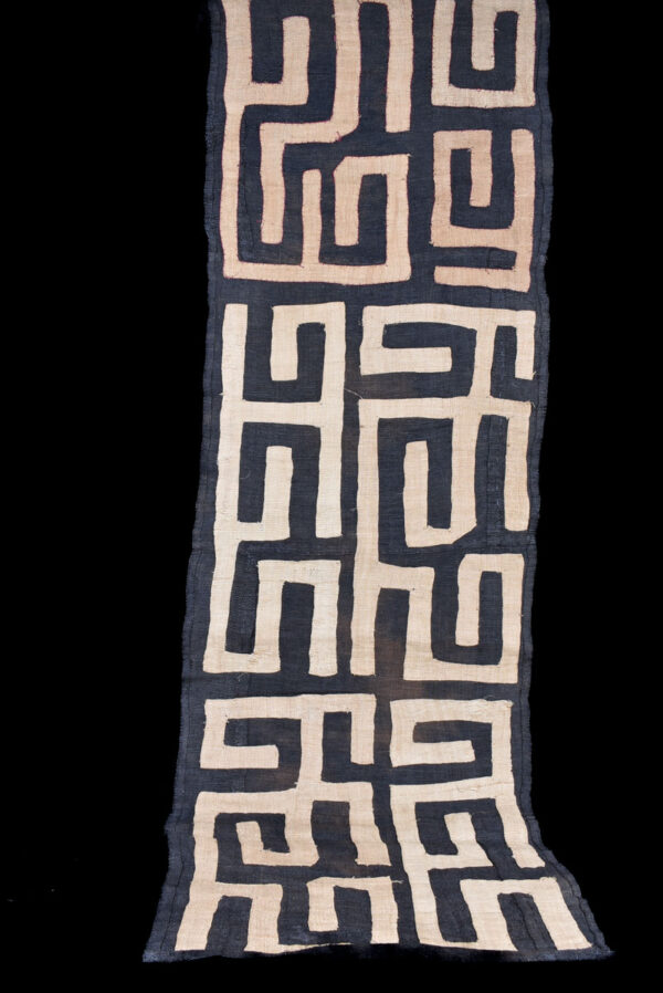 Textile - Cloth - Shoowa-Kuba - DR Congo 270 cm