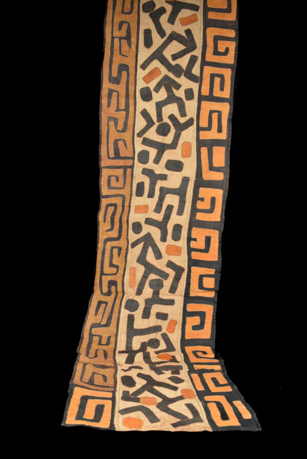 Textile - Cloth - Shoowa-Kuba - DR Congo 300 cm