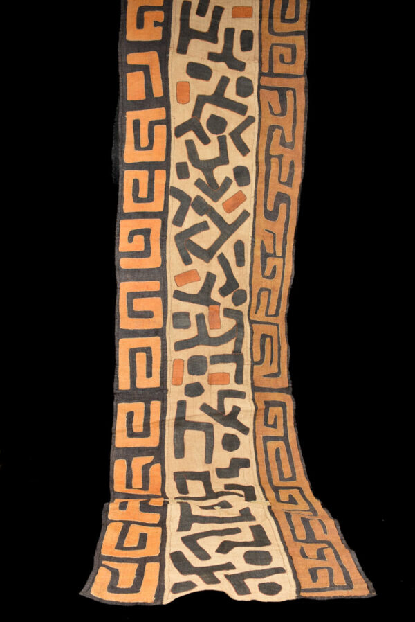 Textile - Cloth - Shoowa-Kuba - DR Congo 300 cm