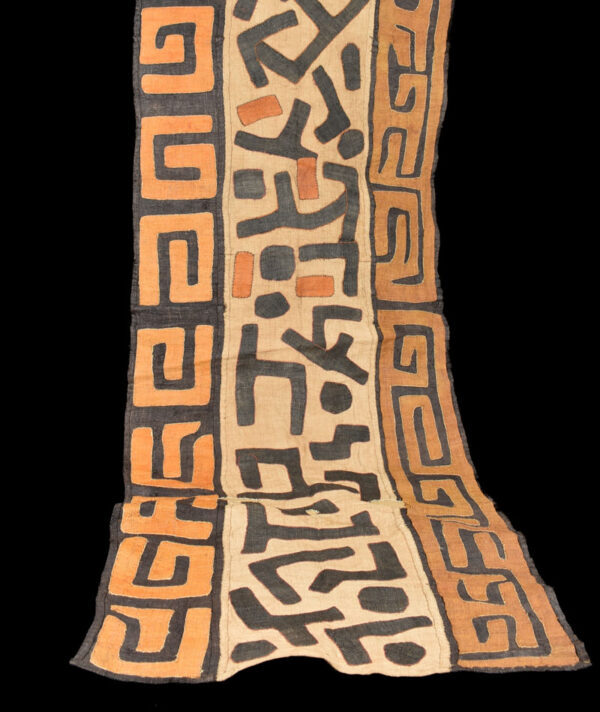 Textile - Cloth - Shoowa-Kuba - DR Congo 300 cm
