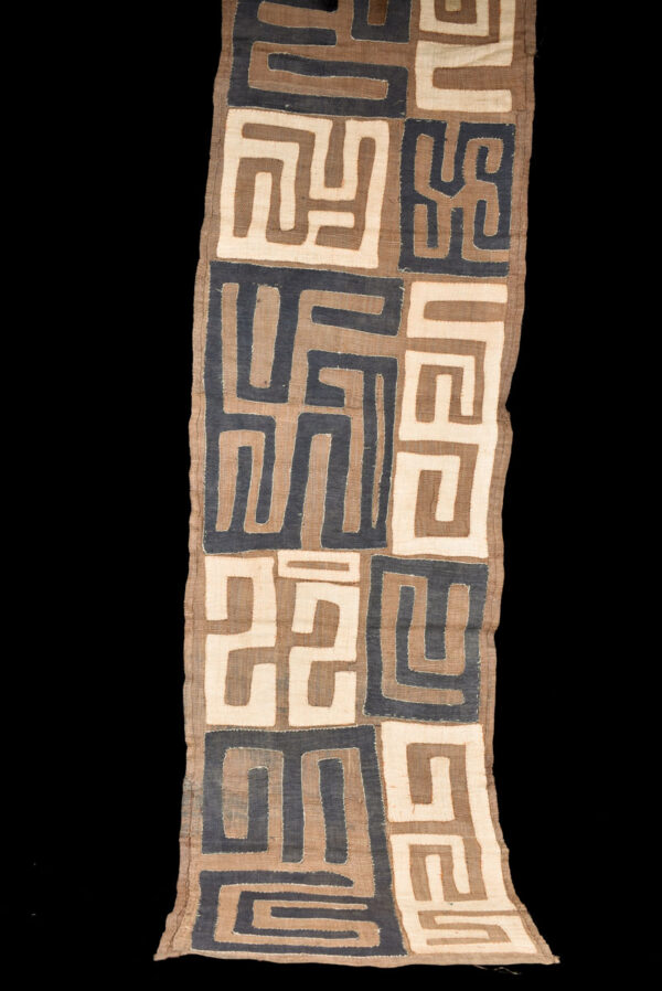 Textile - Cloth - Shoowa-Kuba - DR Congo 280 cm