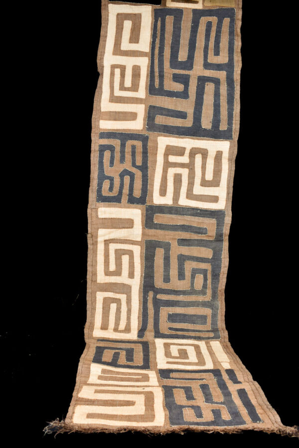 Textile - Cloth - Shoowa-Kuba - DR Congo 280 cm