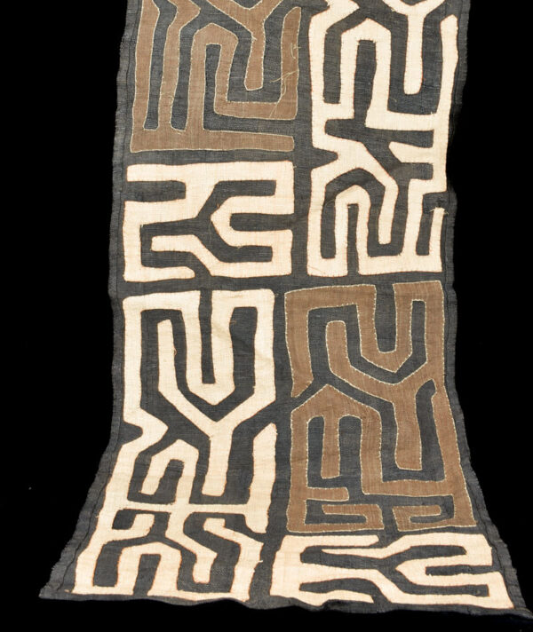 Textile - Cloth - Shoowa-Kuba - DR Congo 270 cm