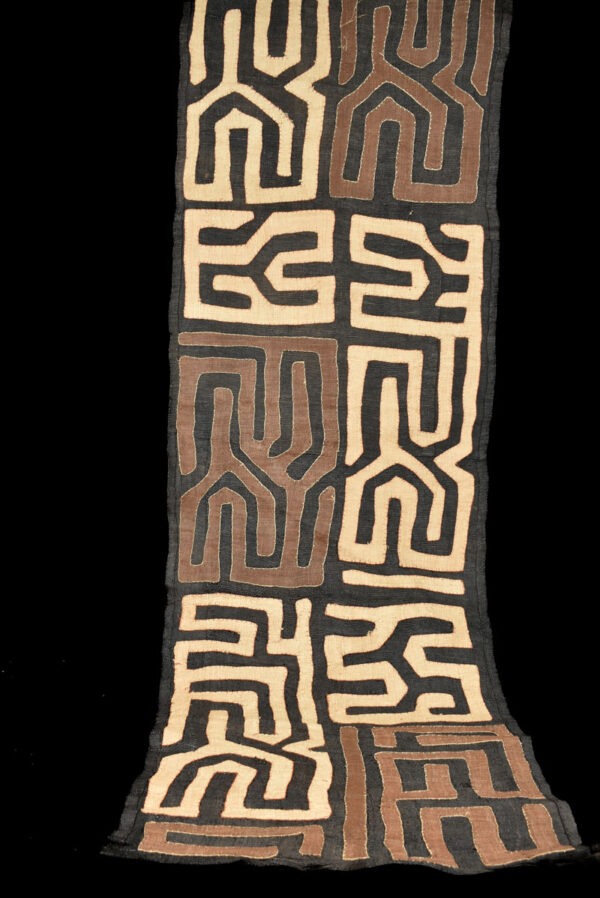 Textile - Cloth - Shoowa-Kuba - DR Congo 270 cm