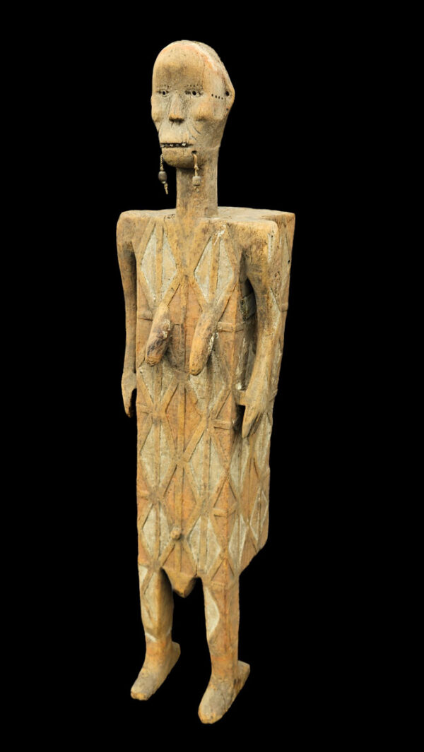 Funerary figure - Wood - Ngata - Congo DRC (152 cm)