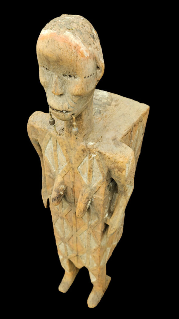 Funerary figure - Wood - Ngata - Congo DRC (152 cm)