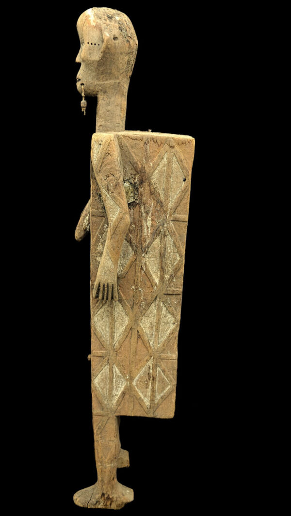 Funerary figure - Wood - Ngata - Congo DRC (152 cm)