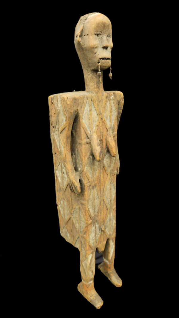 Funerary figure - Wood - Ngata - Congo DRC (152 cm)