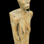 Funerary figure - Wood - Ngata - Congo DRC (152 cm)