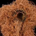 Kakunga mask - Textile, Wood, Raphia - Yaka - Congo