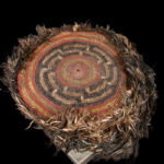 Prestige Hat - feathers, plant fibre - Tikar - Cameroon