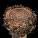 Prestige Hat - feathers, plant fibre - Tikar - Cameroon