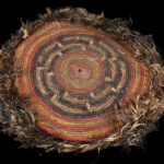 Prestige Hat - feathers, plant fibre - Tikar - Cameroon