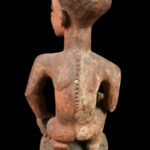 Figure - Wood, Glass - Bakongo Vili - Congo