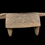 Zoömorphic Slit Drum - Wood - Lobala / Loi - DR Congo