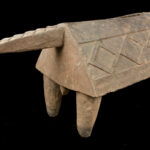 Zoömorphic Slit Drum - Wood - Lobala / Loi - DR Congo