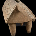 Zoömorphic Slit Drum - Wood - Lobala / Loi - DR Congo