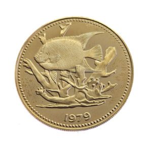 Belize 100 Dollars 1980 Queen Angelfish