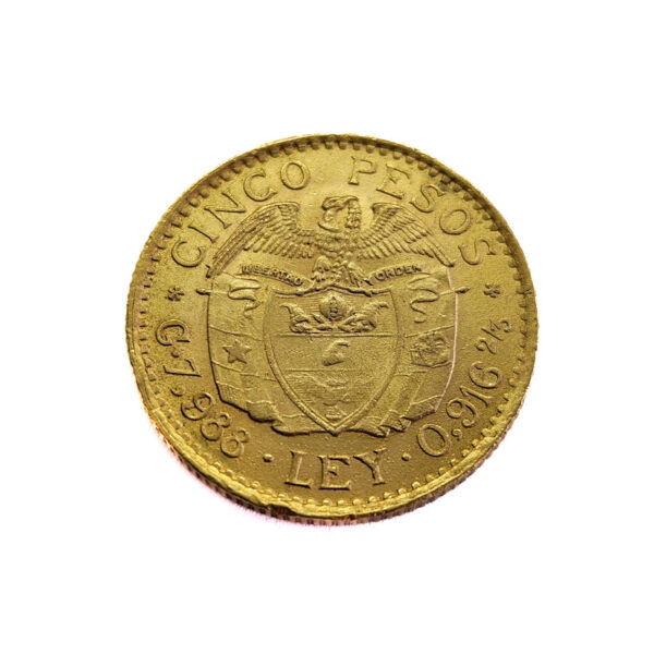 Colombia 5 Peso 1927 Simon Bolivar